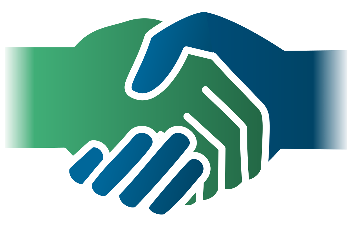 The Logo of Divorce Mediation Center of San Diego is Shaking Hands